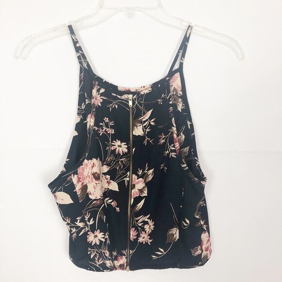 Vintage Mezzanine Top Juniors Large Y2K Floral Cropped Dainty Coquette Beachy - Picture 5 of 9